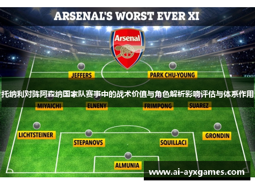 托纳利对阵阿森纳国家队赛事中的战术价值与角色解析影响评估与体系作用